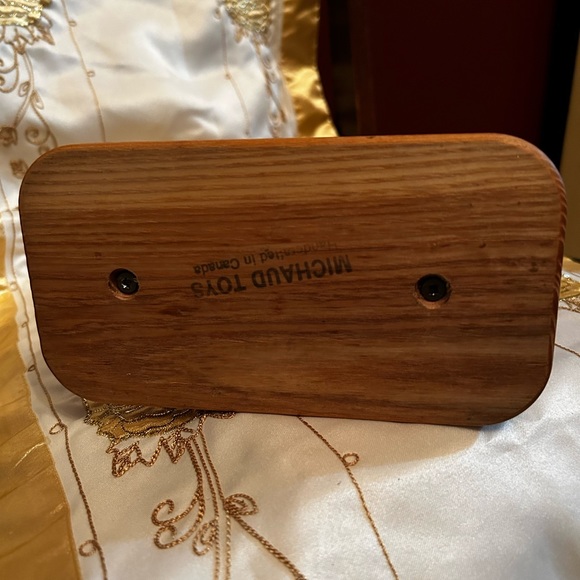 Solid Wood Toy Handmade in Canada Michaud 14.5” tall Marble toy Candy Dispenser - Picture 6 of 7